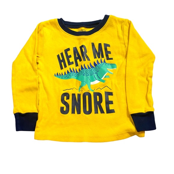 CARTERS Boys Hear Me Snore Pajama Set - Picture 2 of 5